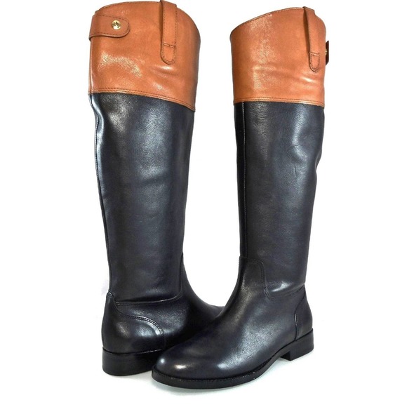 Lauren Ralph Lauren Shoes - NIB$320 LAUREN RALPH LAUREN JENESSA 2 TONE RIDING POLO KNEE HIGH TALL BOOTS 5 35